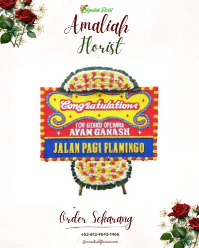 Bunga Papan Congratulation di Badamita